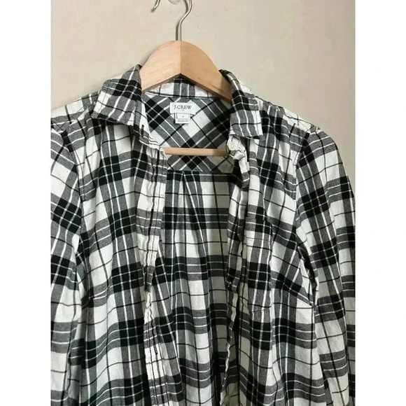 J. Crew Factory Plaid Shirt Glen Multi Size Small - Picture 9 of 11